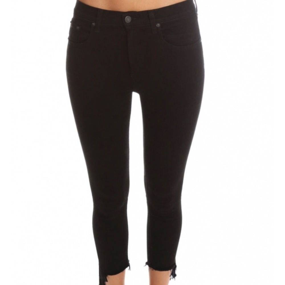 Rag & Bone Black Capri Jeans